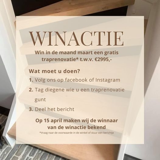 facebookactie gratis traprenovatie